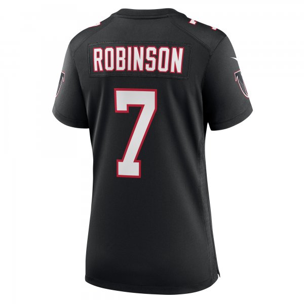 Women's Atlanta Falcons Bijan Robinson Nike Black Alternate Game Jersey