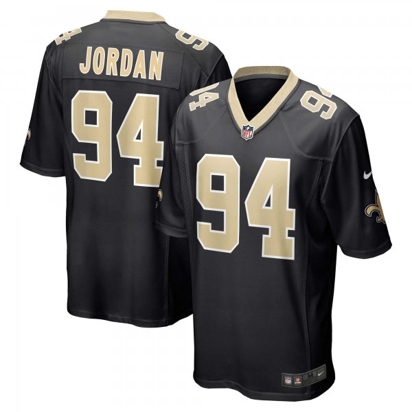 Men's New Orleans Saints Cameron Jordan Nike Black Game Jersey