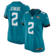 Women's Jacksonville Jaguars #2 Rayshawn Jenkins Nike Teal Game Player Jersey