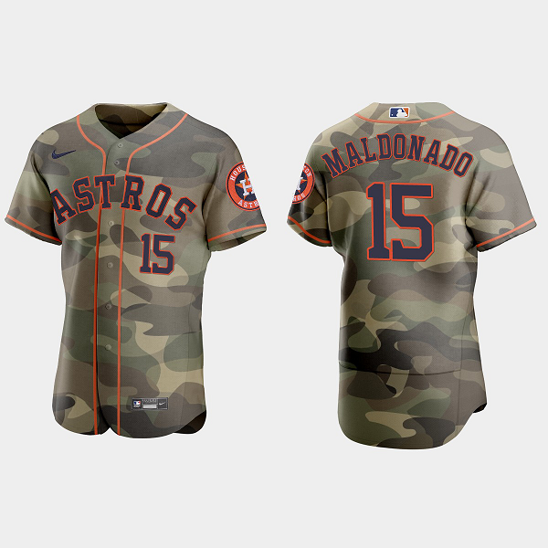 Martin Maldonado Houston Astros 2021 National Armed Forces Day MLB Jersey - Camo