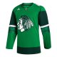 Men's Chicago Blackhawks  adidas Kelly Green 2023 St. Patrick's Day Primegreen Jersey