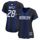 Women's Detroit Tigers Javier Baez Nike Navy 2024 City Connect Limited Jersey