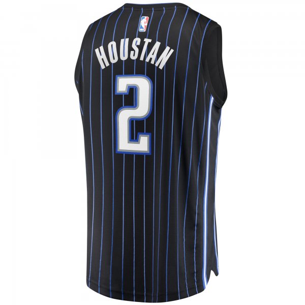 Men's Orlando Magic Caleb Houstan Fanatics Black Fast Break Replica Jersey - Icon Edition