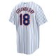 Men's New York Mets Darryl Strawberry Nike White Home Replica Player Jersey