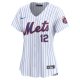 Women's New York Mets Francisco Lindor Nike White Home Limited Player Jersey