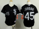 Chicago White Sox #45 Michael Jordan Black Cool Base Stitched Youth MLB Jersey