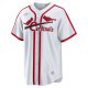 Men's St. Louis Cardinals Ozzie Smith Nike White Home Cooperstown Collection Player Jersey