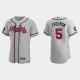 Freddie Freeman Atlanta Braves 2021 World Series MLB Flexbase Jersey - Gray