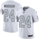 Nike Las Vegas Raiders #24 Charles Woodson White Youth Stitched NFL Limited Rush Jersey