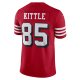 Men's San Francisco 49ers George Kittle Nike Red Alternate Vapor Limited Player Jersey