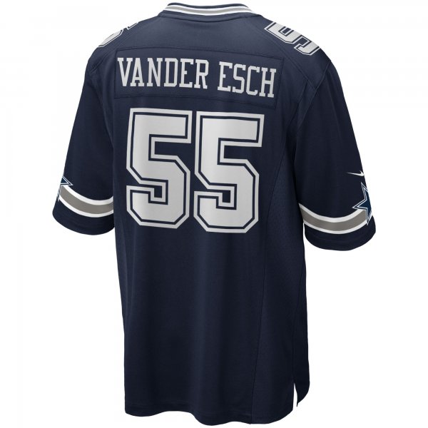 Men's Dallas Cowboys Leighton Vander Esch Nike Navy Team Game Jersey