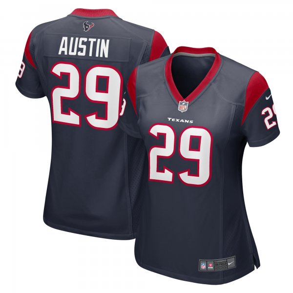 Women's Houston Texans Alex Austin Nike  Navy Team Game Jersey