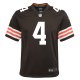 Youth Cleveland Browns Deshaun Watson Nike Brown Game Jersey