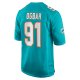 Men's Miami Dolphins Emmanuel Ogbah Nike Aqua Game Jersey