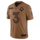 Men's Denver Broncos Russell Wilson Nike Brown 2023 Salute To Service Limited Jersey