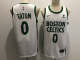 Men's Boston Celtics #0 Jayson Tatum White 2021 Nike City Edition Swingman Stitched NBA Jersey With The Sponsor Logo