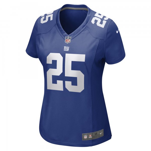 Women's New York Giants Jashaun Corbin Nike Royal Game Player Jersey