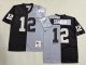 Men's Las Vegas Raiders #12 Ken Stabler Split Mitchell & Ness Jersey
