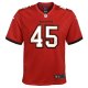 Youth Tampa Bay Buccaneers Devin White Nike Red Game Jersey