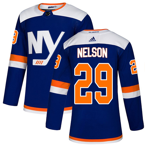 Adidas New York Islanders #29 Brock Nelson Blue Alternate Stitched NHL Jersey