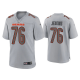 Men's Chicago Bears Teven Jenkins Gray Atmosphere Fashion Game Jersey