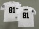 Men's Las Vegas Raiders #81 Tim Brown White Mitchell & Ness Jersey