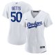 Women's Los Angeles Dodgers Mookie Betts Nike White Home Replica Player Jersey