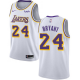 Nike Los Angeles Lakers #24 Kobe Bryant White Youth NBA Swingman Association Edition Jersey