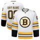 Youth Boston Bruins White Away Authentic Pro Custom Jersey