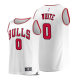 Youth Chicago Bulls #0 Coby White 2020-21 Association Edition White NBA Jersey