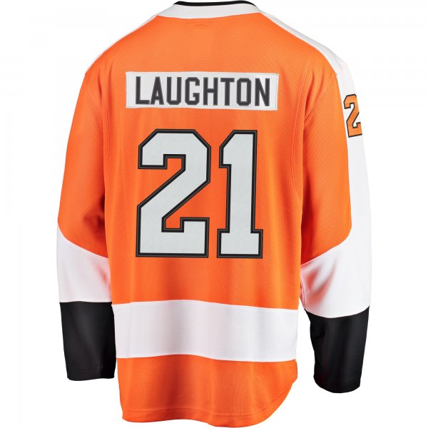 Men's Philadelphia Flyers Scott Laughton Fanatics Orange Breakaway Jersey