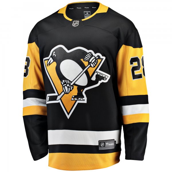 Men's Pittsburgh Penguins Marcus Pettersson Fanatics Black Home Breakaway Jersey