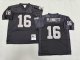 Men's Las Vegas Raiders #16 Jim Plunkett Black Mitchell & Ness Jersey