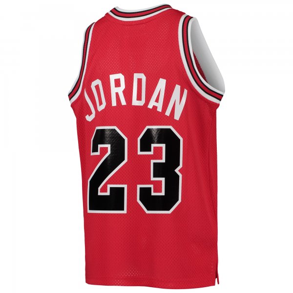 Youth Chicago Bulls Michael Jordan Mitchell & Ness Red 1984/85 Hardwood Classics Jersey