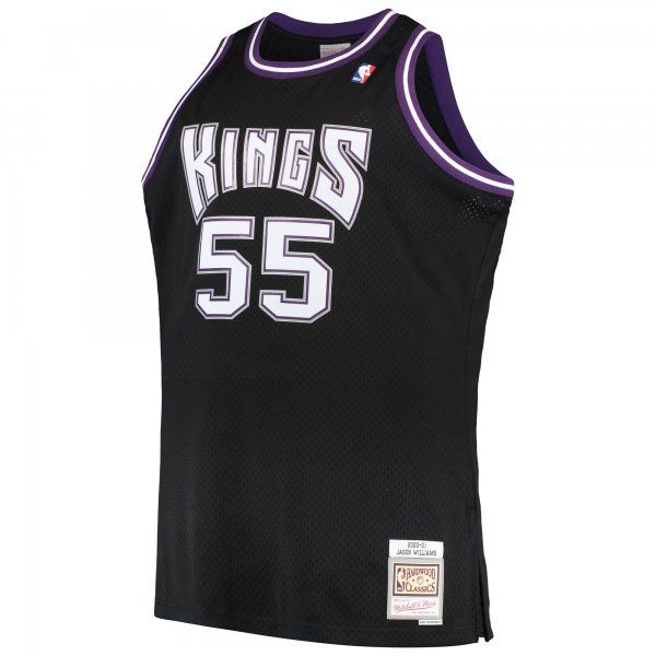 Men's Sacramento Kings Jason Williams Mitchell & Ness Black Big & Tall 2000/01 Hardwood Classics Swingman Jersey