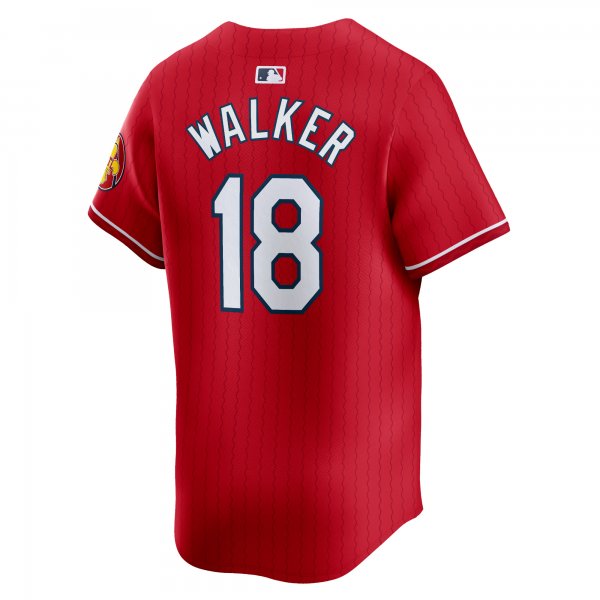 Men's St. Louis Cardinals Jordan Walker Nike Red 2024 City Connect Limited Player Jersey