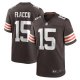 Men's Cleveland Browns #15 Joe Flacco Nike Brown Vapor Untouchable Limited Stitched NFL Jersey