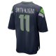 Men's Seattle Seahawks Jaxon Smith-Njigba Nike College Navy 2023 NFL Draft First Round Pick Game Jersey