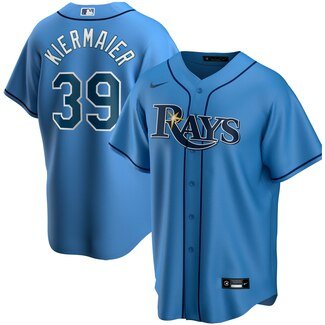 Men's Nike Tampa Bay Rays #39 Kevin Kiermaier Light Blue Alternate 2020 MLB Jersey