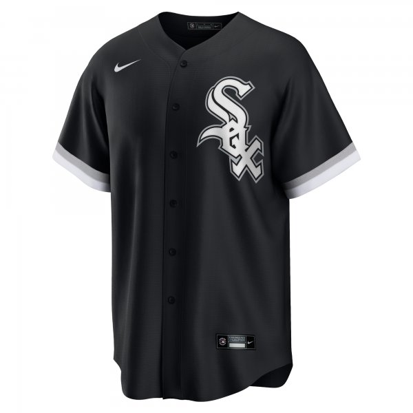 Men's Chicago White Sox Eloy Jimenez Nike Black Alternate Replica Player Name Jersey