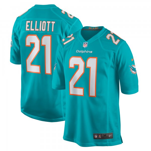 Men's Miami Dolphins DeShon Elliott Nike Aqua Game Player Jersey