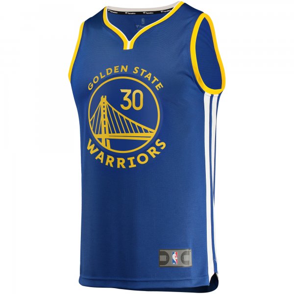 Men's Golden State Warriors Stephen Curry Fanatics Royal Fast Break Replica Player Jersey - Icon Edition