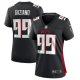 Women's Atlanta Falcons Joe Gaziano Nike  Black Team Game Jersey