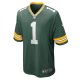 Men's Green Bay Packers Number 1 Dad Nike Green Game Jersey