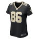 Women's New Orleans Saints Michael Jacobson Nike  Black  Game Jersey