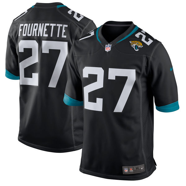 Men's Nike Jacksonville Jaguars #27 Leonard Fournette Black New 2018 Game NFL Jersey