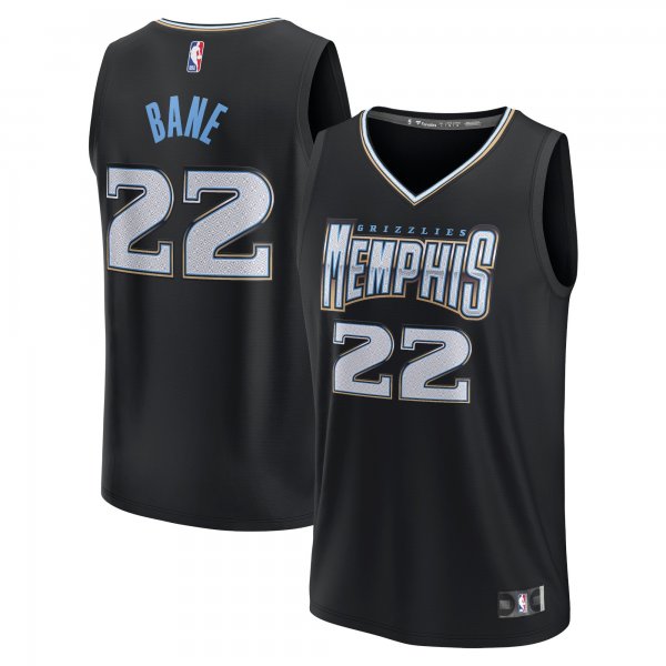 Men's Memphis Grizzlies Desmond Bane Fanatics Black Fastbreak Jersey - City Edition