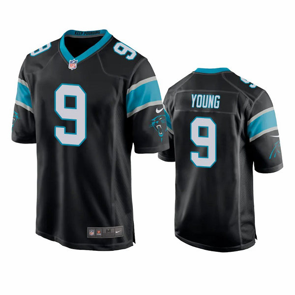 Men's Carolina Panthers #9 Bryce Young Black 2023 NFL Draft Limited Jersey