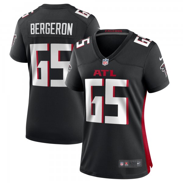 #65 Matthew Bergeron Atlanta Falcons Nike Women's Team Limited Black Jersey