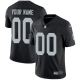 Men's Nike Las Vegas Raiders Customized Black Team Color Vapor Untouchable Custom Limited NFL Jersey